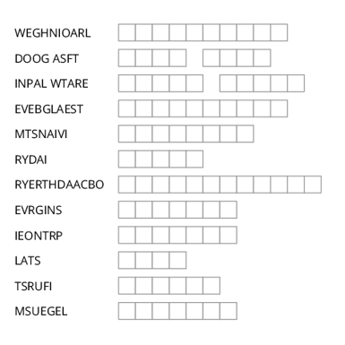word scramble puzzle maker
